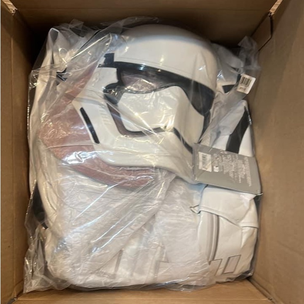 Brand new unopened Disney Storm Trooper costume